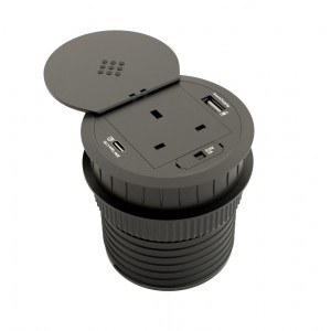 Power Grommets with QI Wireless Charging