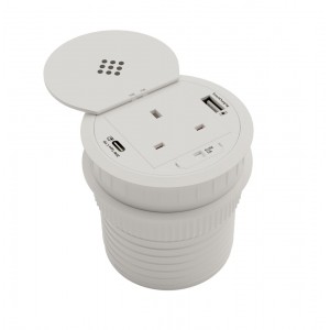 Power Grommets with QI Wireless Charging