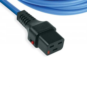 Locking IEC C19 to IEC C20 Power Cables