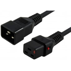 Locking IEC C19 to IEC C20 Power Cables