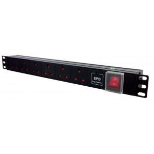 1U Lightweight Economical UK Socket PDU's