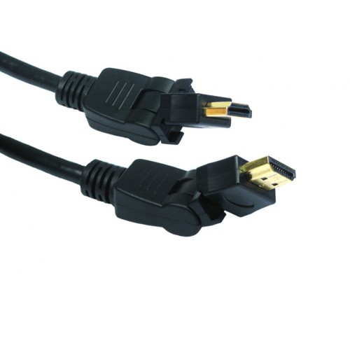 High Speed with Ethernet and 360 Degree Swivel HDMI Leads