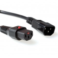 Locking IEC C13 to IEC C14 Power Cables