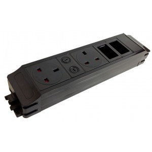 Under Desk Power Modules - Power , Data and USB