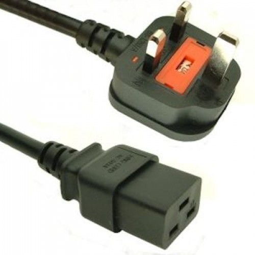 UK Mains to IEC C19 Power Cable
