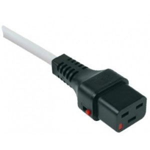 Locking IEC C19 to IEC C20 Power Cables